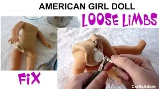 American Girl Doll Restring Limbs Tutorial ~HD PLEASE WATCH IN HD~