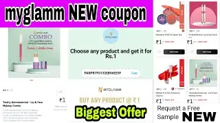 Myglamm New promo code🔥 | today free samples 🤩 Paytm +myglamm dhamaka offers myglamm offers today