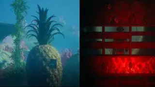 Finding Pennywise and SpongeBob's house Easter egg in Maneater