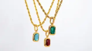 Men&rsquo;s Gemstone Necklace by FRNE | Minimal Luxury Men&rsquo;s Jewellery