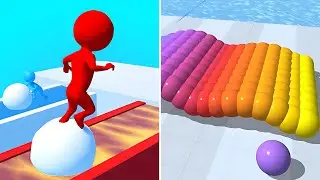 Snow Race 3D Vs Canvas Run🌻🌻🌻TikTok Max Levels Walkthrough Android IOS Gameplay HT12
