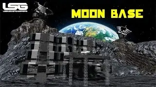 Space Engineers - Massive Moon Base, Construction
