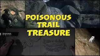 poisonous Trail treasure map 1,2,3 secret location guide-rdr2