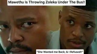 INIMBA// 04 December 2025// Mawethu Is Throwing Zoleka Under The Bus!! TO SAVE HIS JOB!!