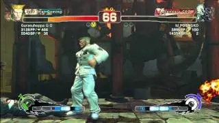 SSF4 AE [Guile] Gurasuhoppa G O vs Id POONGKO [SE]
