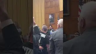 Ex-DC cop Michael Fanone escorted out of Jack Smith hearing after altercation #shorts