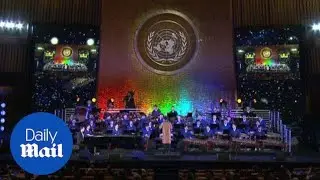 United Nations celebrates 70th Anniversary with celebrations - Daily Mail
