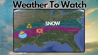 WINTER STORM TRACK CHANGE!  ❄Snow and 🧊 Ice will spread east in a multi-day event!