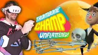 Самое ПРОКЛЯТОЕ выступление на тромбоне за всю историю (обновление Trombone Champ Halloween)
