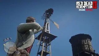 INSANE WIND MILL DETAIL / RED DEAD REDEMPTION 2 PC /  ULTRA SETTINGS #rdr2 #arthurmorgan