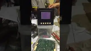 After repair display blank engine mtu S2000 marine