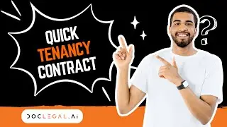 Generate Your Tenancy Agreement in Seconds with DocLegal.AI!