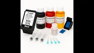 Tutorial refill / reumplere cartus Canon PG-575 PG-575XL