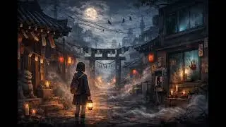 Mysterious Night Alley | Korean-Inspired Occult Fantasy Atmosphere