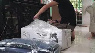Unboxing Mamakiddies Baby Cot 2 Level Portable Baby Bed Playpen Travel Cot