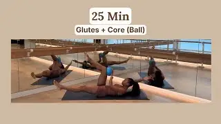 25 Minute Pilates Abs & Booty Burn | At-Home Core + Glutes Workout (No Equipment)