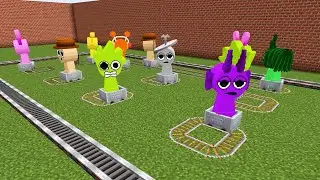 NEW Incredibox Sprunki VS Horror Sprunki Phase 2 in  Maze Map! Minecraft Bedrock PE/ #4 #sprunki