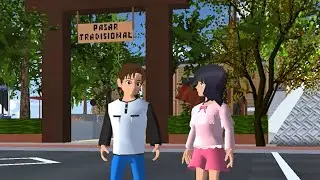 Yuta Mio Pergi Melihat Pasar Tradisional di Kota Sakura - Sakura School Simulator #sakuraschool   