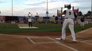 Leo Howard's AMAZING first pitch