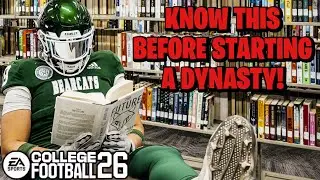 Как получить обновление состава в Dynasty CFB26
