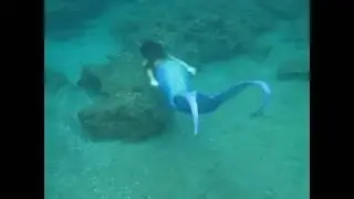 Mermaid Momo swimming in Makurazaki with Divers