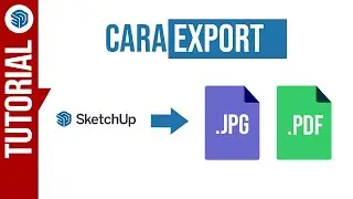 [TUTORIAL] Sketchup - Cara Export ke JPG/PDF
