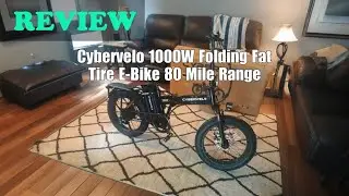 Cybervelo 1000W Folding E-Bike Review: 30+ MPH, 80 Miles Range, 20
