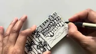 Create Beautiful Zentangles in Minutes | Easy Zen tangle art | step by step zen art for beginners