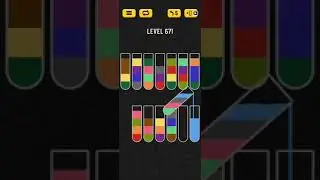 Water Sort Puzzle Level 671 Walkthrough Solution Android/iOS 💦
