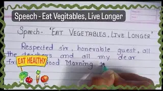 Speech writing on -