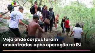Veja o local onde dezenas de corpos foram encontrados ap&oacute;s a megaopera&ccedil;&atilde;o da pol&iacute;cia no RJ