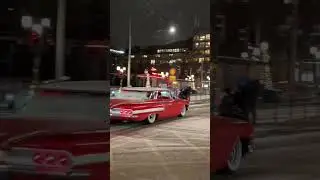 &ldquo;Raggare&rdquo; cruising in snow in Stockholm. Now, that&rsquo;s dedication!