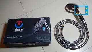 Tosch Hand Shower With 1 5 M Pipe Unboxing & Test