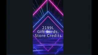 2199L GCs/Store Credits #shorts