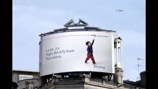 BRITISH AIRWAYS: Look up (Outdoor) (Cannes Grand Prix) (Best Airline Ads)