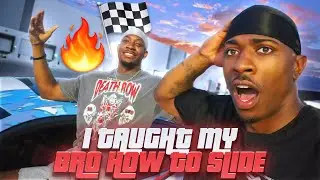 I TAUGHT MY BRO HOW TO SLIDE A SRT & THIS HAPPENED...😱