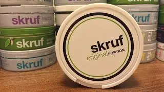SnusCENTRAL Skruf Обзор оригинальной порции снюса