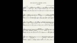 CBeebies - Biggleton Theme Song Sheet Music