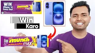 Munch Max Win iPhone 16 New Offer 2025 | Munch Max Win iPhone 16 Everyday New Offer Contest 2025 ✅✅