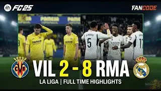 Villarreal 2&ndash;8 Real Madrid | An Unforgettable Eight-Goal Exhibition By Los Blancos