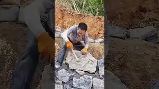 Joining stones for stable and aesthetic stone walls