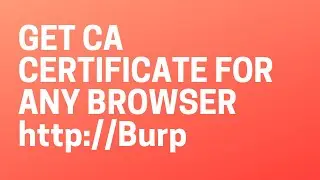 How to configure Burp Suite 2025 | CA Cert | Insecure Connection Fixed