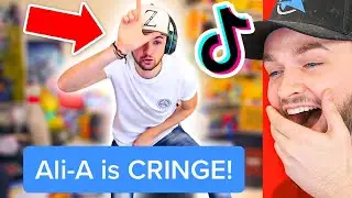 Реакция Али-А на посты Али-А в TikTok...! (СМЕШНО)