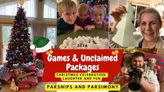 Christmas Celebration on New Years | Unclaimed Amazon Packages and Games | SO MUCH FUN!