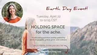 Vi presentiamo HOLDING SPACE! Un luogo di incontro settimanale online per affrontare, elaborare i...