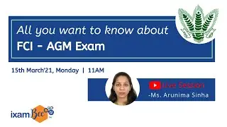 FCI AGM Exam | Know the Strategy to Clear All streams