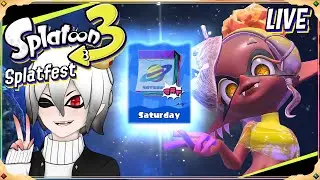 Lets get back into Splatoon! (Happy Saturday!🥳) | Splatoon 3 Splatfest【ENG VTUBER Live】🔴