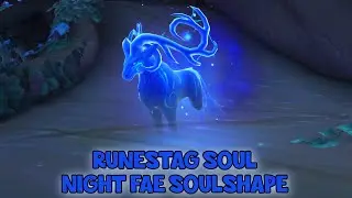 WoW Shadowlands - How To Get The Runestag Soul | Night Fae Soulshape | Mystic Rainbowhorn Rare