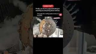 How brake disc cooling works for Audi RS6 ? 🤔 #car #carlover #technology