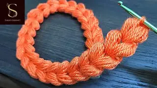 ❤❤puffy crochet heart garland |lace home decor ideas  |sevgililer g&uuml;n&uuml; i&ccedil;in tığ işi kabarık kalp